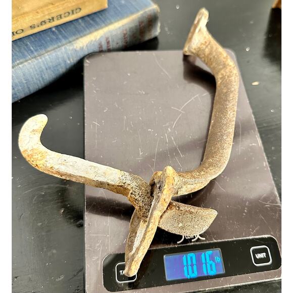 Door handle, Vintage door hardware, Restoration pieces, Door Salvage - Picture 5 of 8